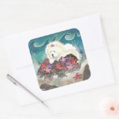 DANCIEN AVEC LES stickers carré à la crème STARZ (Enveloppe)