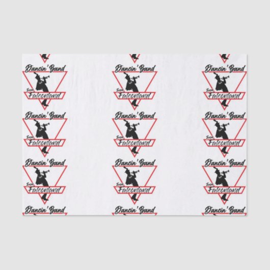 Dancin' Band van Falconland Tissue Paper Tissuepapier (Voorkant)