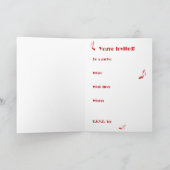 DANCIN de Uitnodiging van de Kaart van SCHOENEN (Binnen)