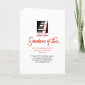 DANCIN de Uitnodiging van de Kaart van SCHOENEN (Achterkant)