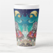 DANCIN' MET DE STARZ Blue Chow Latte Mok (Voorkant)