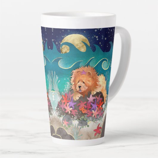 DANCIN' MET DE STARZ Red Chow Latte Mok (Rechterhoek)