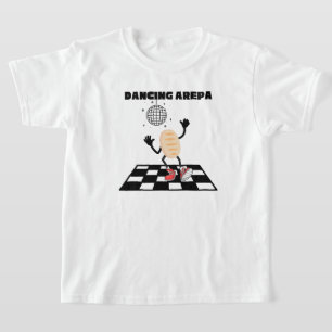 Dancing Arepa Grappig Tweetalig Venezolaans Arepa T-shirt