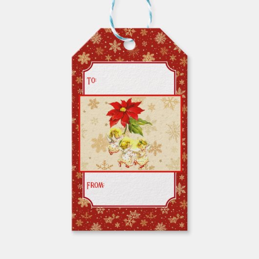 Dancing Baby Angels Cadeaulabel (Voorkant)