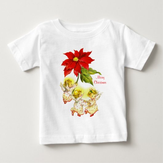 Dancing Baby Angels Kerst Baby Shirt (Voorkant)