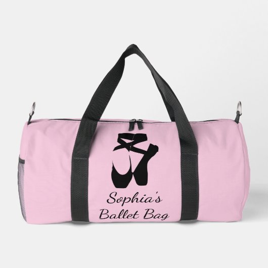 Dancing Ballet Design Duffel Bag Plunjezak (Achterkant)