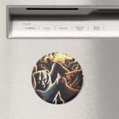 Dancing Bears Frigo Magnet Bear Art Cadeaux (In Situ (Lave-vaisselle))