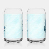 Dancing Blue Raven Blikvorm Glas (Links)