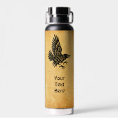 Dancing Blue Raven Waterfles (Achterkant)