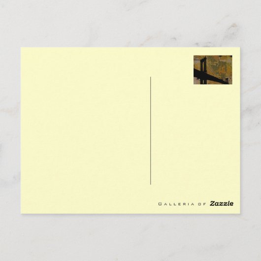 Dancing Bridge beroemd gemaakt door Briefkaart Mod (Achterkant)