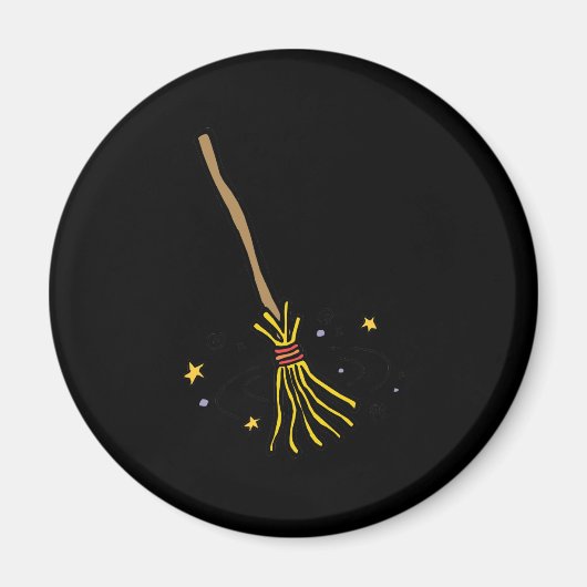 Dancing Broom Magneet (Voorkant)