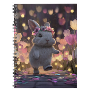 Dancing Bunny Twilight Tulip Notitieboek