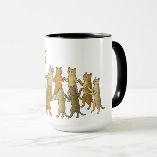 Dancing Cats Mok (Voorkant rechts)