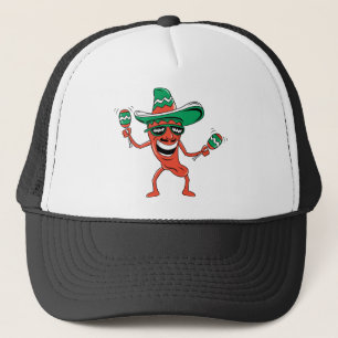 Dancing Chili Pepper Trucker Pet