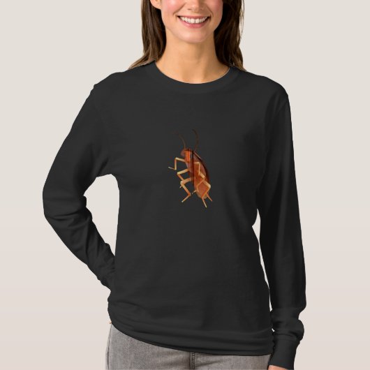 Dancing Cockroach Memes Zip T-shirt (Voorkant)
