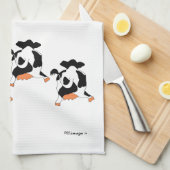 Dancing Cows Kitchen Towel Theedoek (Quarter Fold)
