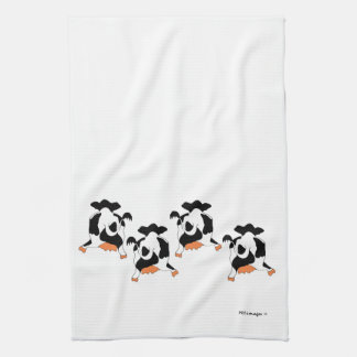 Dancing Cows Kitchen Towel Theedoek
