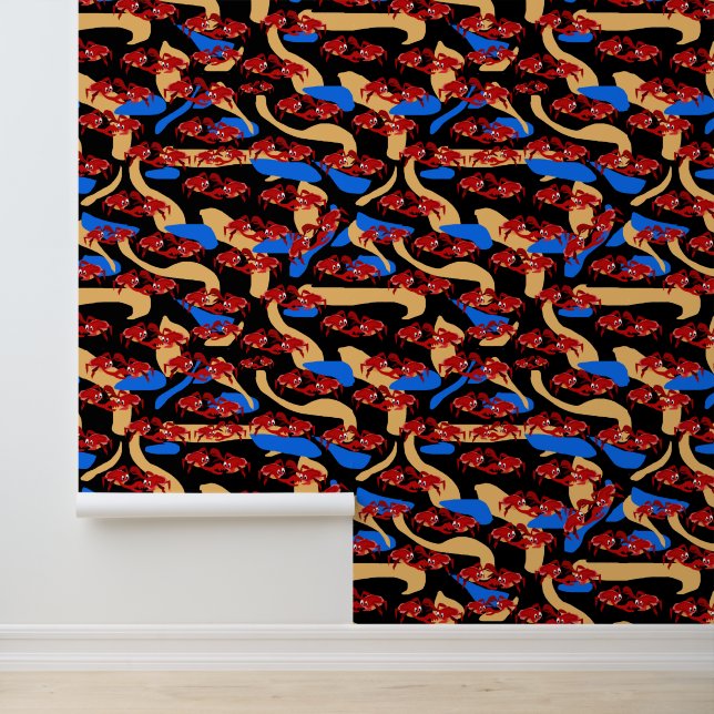 Dancing Crabbies Behang (Applicatie)