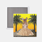 Dancing Dachshund Magnet (Recto/Verso)