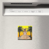 Dancing Dachshund Magnet (In Situ (Lave-vaisselle))