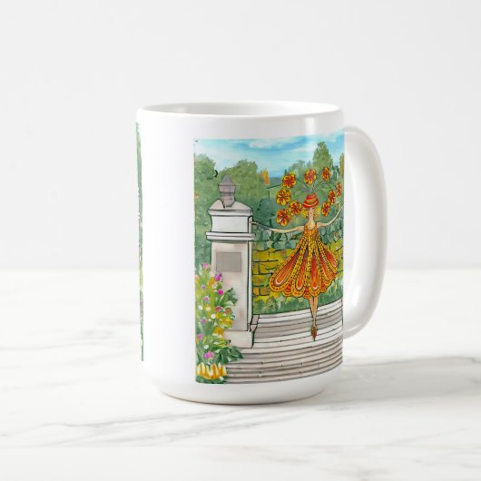 Dancing Daisy Mug (Devant droit)