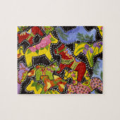 Dancing Dala Chevaux Puzzle (Horizontal)