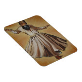 Dancing Dervish Ottoman Dynasty Art Magneet (Rechterzijde)