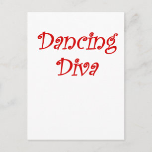 Dancing Diva Briefkaart