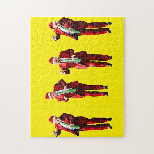 Dancing Donald Trump Christmas Jigsaw Puzzle Legpuzzel (Verticaal)