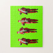 Dancing Donald Trump Christmas MAGA Legpuzzel (Verticaal)