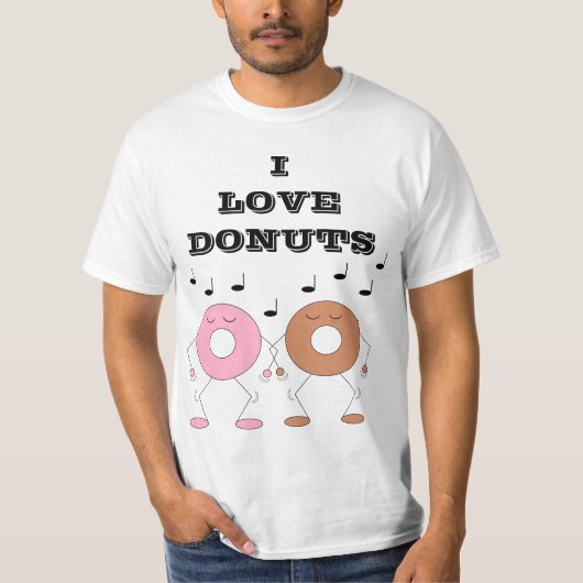 Dancing Donuts T-shirt (Voorkant)