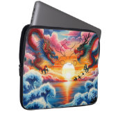 Dancing dragon tablet protector laptop sleeve (Voorkant Rechts)