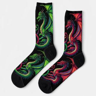 DANCING DRAGONS SOCKS SOKKEN