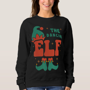 Dancing Elf Family Matching Christmas Pus Grappig Trui