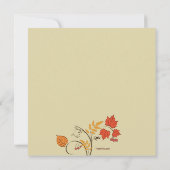 Dancing Fall Leaves Invitation (Dos)