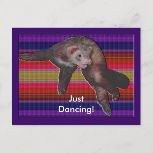 Dancing Ferret Briefkaart