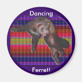 Dancing Ferret Magnet (Devant)