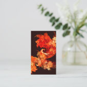Dancing Firebirds Abstract Art Visitekaartje (Staand voorkant)
