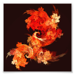 Dancing Firebirds Art Abstrait Photo Imprimer