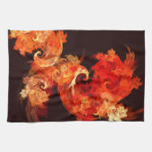 Dancing Firebirds Art Abstrait Serviette de cuisin (Horizontal)