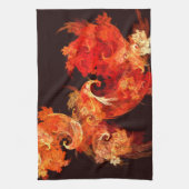 Dancing Firebirds Art Abstrait Serviette de cuisin (Vertical)