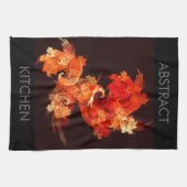 Dancing Firebirds Art Abstrait Serviette de cuisin (Horizontal)