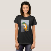 Dancing Fox by Ohara Koson T-shirt (Voorkant volledig)