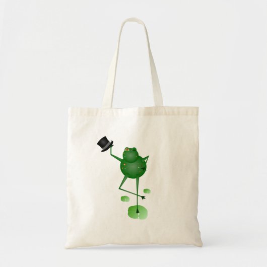 Dancing Frog Canvas tas (Voorkant)