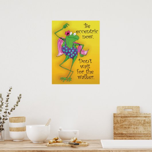 Dancing Frog Inspirational Poster (Cuisine)