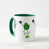 Dancing Frogs Mok (Voorkant links)