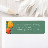 Dancing Fruit Adres Etiket (Insitu)