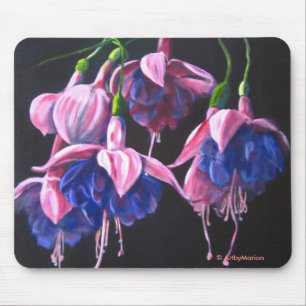 Dancing Fuschias Mouse Mat Muismat