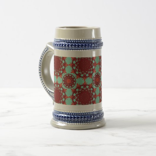 Dancing Galaxy Cosmic Drinkware Pattern Bierpul (Voorkant links)