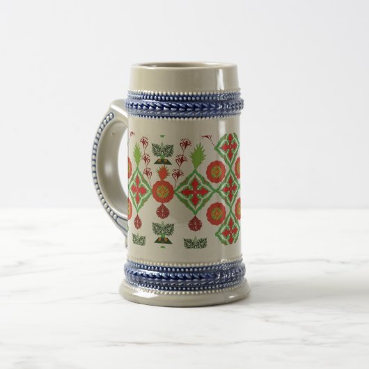 Dancing Galaxy Cosmic Drinkware Pattern Bierpul (Voorkant links)